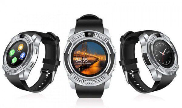 Розумний годинник Smart Watch V8 silver