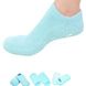 Зволожуючі гелеві шкарпетки для педикюру SPA Gel Socks № G09-12 блакитні від 20 до 28см