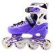 Ролики дитячі розсувні з повним комплектом захисту 34-37 Scale Sports Violet Фіолетові