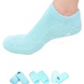 Увлажняющие гелевые носочки для педикюра SPA Gel Socks № G09-12 голубые от 20 до 28см