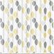Фіранка-шторка для душу 180*180см Shower curtain W-5 Листя