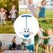 Мяч-прыгун Джампер с ручкой и LED-подсветкой Голубой