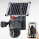 Камера видеонаблюдения уличная с солнечной панелью Wi-Fi IP66 4G 12mp JE-190-2 Черная