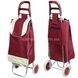 Сумка на коліщатках для покупокTrolley small Бордова