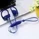 Навушники бездротові вакуумні з мікрофоном Bluetooth G5 Сині
