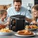 Аерофритюрка двоярусна з лотками по 6,5л 1700+1700Вт Sokany SK-10084 Чорна