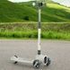 Самокат детский трехколесный 125*47см с подсветкой и музыкой Skyper FG-01417 Серый