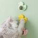 Кулька з котячою м'ятою на липучці Каченя Pet toy LY-757 Жовта