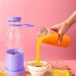 Портативный блендер FRESH JUICE мини блендер для смузи Фиолетовый