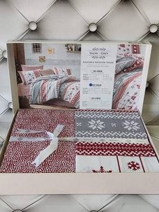 Постільна білизна Belizza Snow grey Ранфорс Бавовна Євро розмір