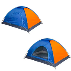 Палатка туристическая на 1 персону размер 200х100см Синяя