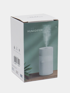 Зволожувач повітря круглий H2O Humidifier білий