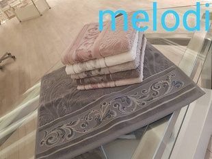 Рушники Pupilla Melodi 50х90см Велюр набір 6шт