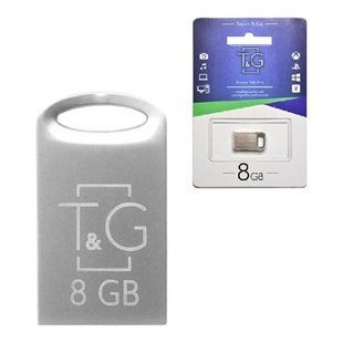 Флешка карта памяти USB 8GB TG Metal series-113 Серая