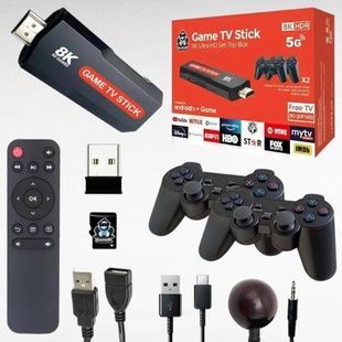 Ігрова приставка із двома джойстиками Android Game TV Stick X2 Plus 2/16 Гб AND X2 PLUS