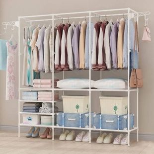 Вішалка для одягу 3 секції Clothes Rack Біла