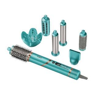 Фен-стайлер +7 насадок 1400Вт VGR V-477BLUE Professional Голубой