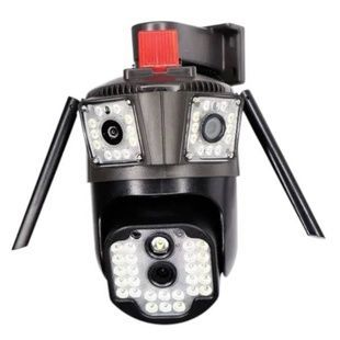 Камера видеонаблюдения поворотная с сиреной WIFI ptz Dual lens camera AND V35 Черная