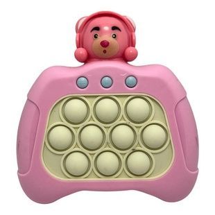 Іграшка антистрес Pop it PRO Ведмедик Рожевий