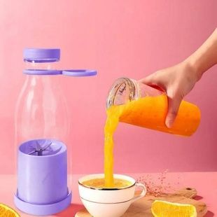 Портативный блендер FRESH JUICE мини блендер для смузи Фиолетовый