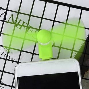 Mini вентилятор для телефона и Power Bank Зеленый