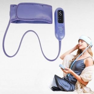 Масажер для голови компресійний розслаблюючий від головного болю Head Airbag Синій