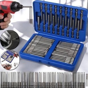 Набір біт магнітних 50шт у валізі SOCKET SET ES-50 Блакитний