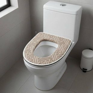 Чохол-сидіння на унітаз Toilet seat cover AND 03 Коричневий