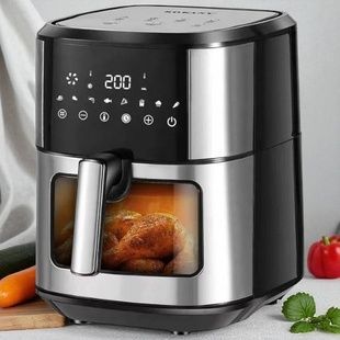 Аэрофритюрница 8,5л 1800Вт Sokany SK-10042 Черная с серым