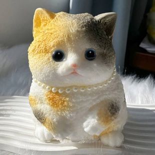 Сквиш-антистресс Котик сидит 11*16см Pinch Family Трехцветный