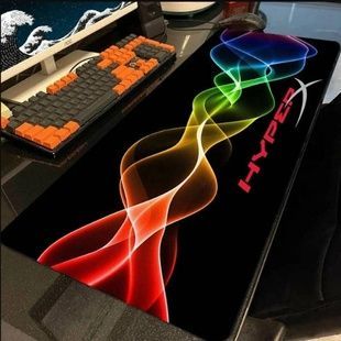 Коврик для игровой компьютерной мыши 90*40см 3мм HYPERX stitched speed surface Черный с принтом