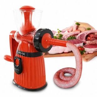 Ручная мясорубка Meileyi 663 Красная