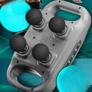 Масажер для всього тіла із 4 головками FZ-668 Deep Tissue Pro Чорний