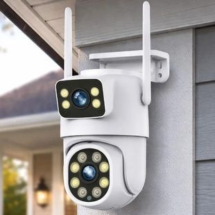 Камера відеоспостереження вулична wifi ptz Dual lens AND Q2 Біла