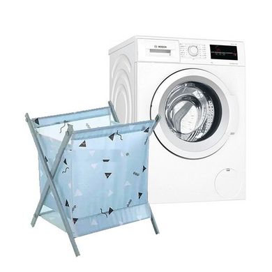 Складна кошик для білизни Laundry Storage Basket Блакитна