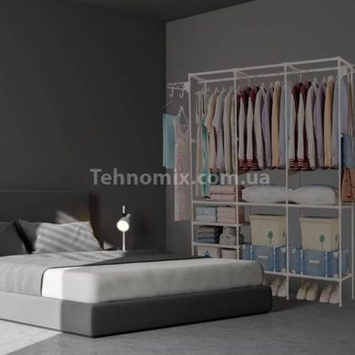 Вішалка для одягу 3 секції Clothes Rack Біла