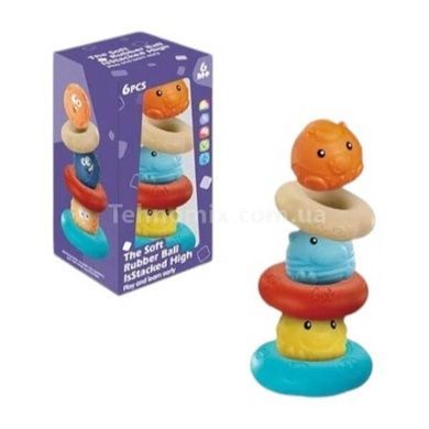 Набір сенсорних іграшок 6шт The Soft Rubber Ball 1131
