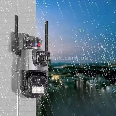 Камера видеонаблюдения IP уличная поворотная 4G APUAICA Y-P11 QQ6 Черная