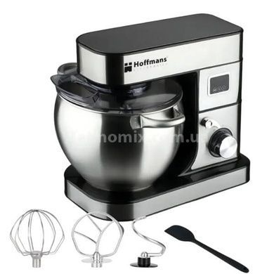 Міксер-тестоміс з металевою чашею Hoffmans 15L 2000W HM-8082