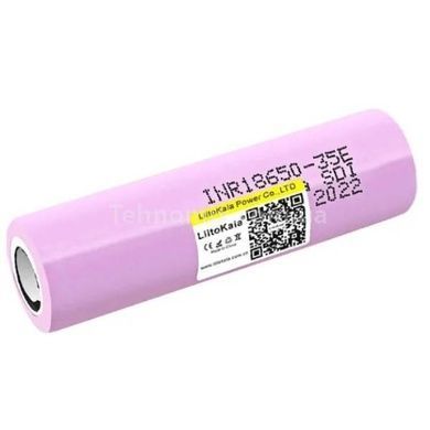 Аккумулятор Li-ion LiitoKala 35E 18650 3500mah Розовый