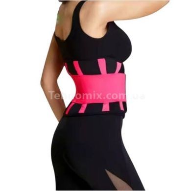 Пояс для похудения Hot Shapers Belt Power Черный с розовым р-р XL