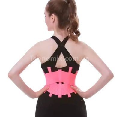 Пояс для похудения Hot Shapers Belt Power Черный с розовым р-р XL