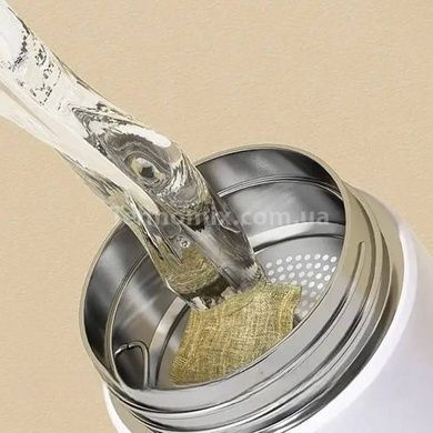 Термос із індикатором температури з мультперсонажем 500мл kettle AND1336 Білий з малюнком