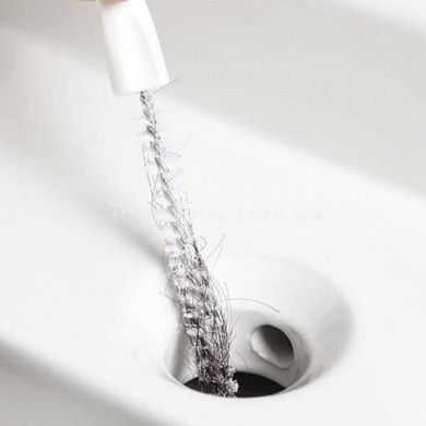 Щетка гибкая для чистки труб Toilet clog strip AND LY-626 Белая