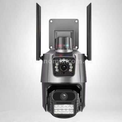 Камера видеонаблюдения IP уличная поворотная 4G APUAICA Y-P11 QQ6 Черная