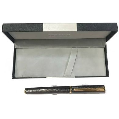 Ручка шариковая металлическая в подарочном футляре Lion 2250 Черная с золотыми вставками