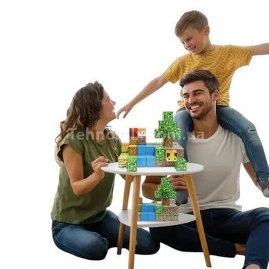 Конструктор магнітний кубічний 64 деталі Magnetik Building Kubes 895-4A