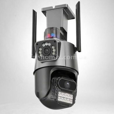 Камера видеонаблюдения IP уличная поворотная 4G APUAICA Y-P11 QQ6 Черная