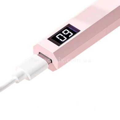 Фонарик для наращивания нотей мини-лампа ультрафиолетовая USB Розовый