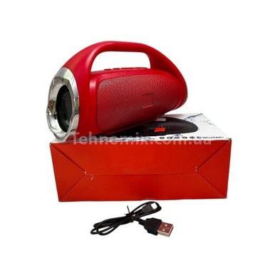 Бездротова колонка портативна Boombox small Червона